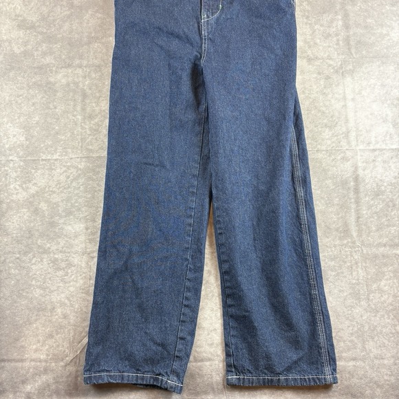 John Deere Denim Overalls Boys 10 Blue Vintage Farm Workwear Y2K - Picture 5 of 10